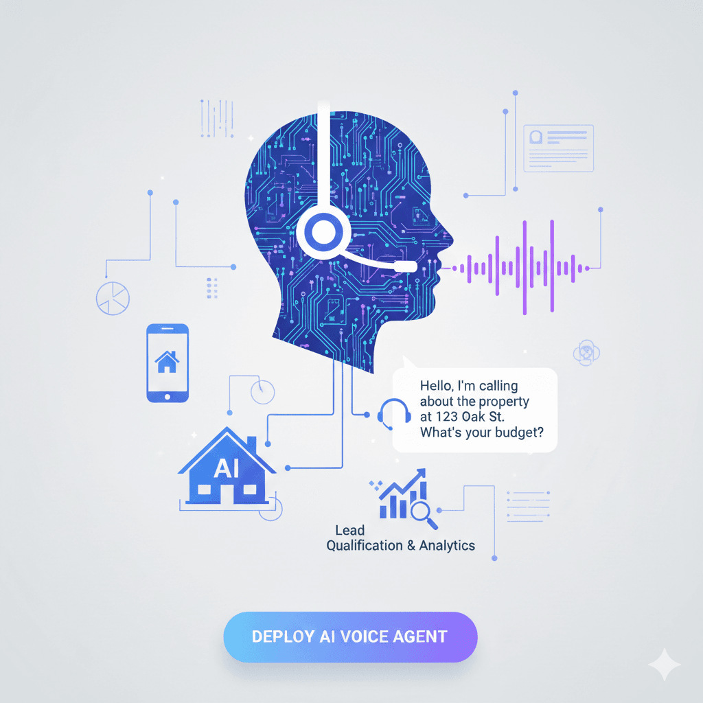 AI voice agent for real estate